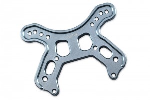 GPM MAY028 ALUMINUM FRONT SHOCK TOWER AR330377 ARRMA TYPHON 6S BLX - GUN SILVER - MAY028-GS