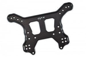 GPM MAY030 ALUMINUM REAR SHOCK TOWER AR330189 ARRMA TYPHON 6S BLX - BLACK - MAY030-BK