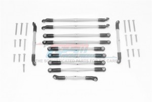 GPM TRX6160 ALUMINUM ADJUSTABLE UPPER & LOWER SUSPENSION LINKS  TRAXXAS TRX-6 - TRX6160-S