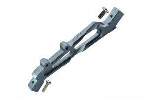 GPM MAF016F ALUMINUM FRONT CHASSIS BRACE ARA320511 1/7 4WD LIMITLESS ALL-ROAD SPEED BASH ARA109011 - GUN SILVER - MAF016F-GS