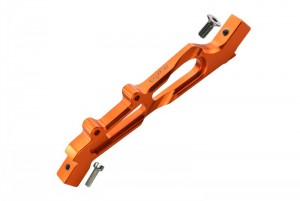 GPM MAF016F ALUMINUM FRONT CHASSIS BRACE ARA320511 1/7 4WD LIMITLESS ALL-ROAD SPEED BASH ARA109011 - ORANGE - MAF016F-OR
