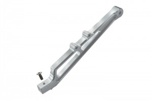 GPM MAF016R ALUMINUM REAR CHASSIS BRACE 1/7 4WD LIMITLESS INFRACTION ALL-ROAD SPEED BASH ARA109011 - SILVER - MAF016R-S