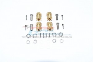 GPM RR010X/1217-OC BRASS WHEEL HEX ADAPTERS 17MM AX30249 RR10  / AX30429 WRAITH  SMT10 MONSTER JAM - RR010X/1217-OC