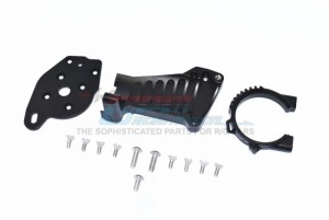 GPM TXMS018 ALUMINUM MOTOR MOUNT 1/10 RC TRAXXAS MAXX MONSTER - TXMS018-BK