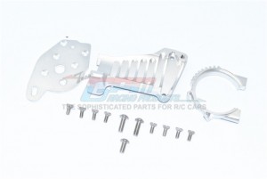 GPM TXMS018 ALUMINUM MOTOR MOUNT 1/10 RC TRAXXAS MAXX MONSTER - SILVER - TXMS018-S
