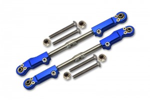 GPM MAK057S ALUMINUM STAINLESS STEEL REAR UPPER ARM TIE ROD ARRMA OUTCAST TALION  6S BLX - BLUE - MAK057S-B