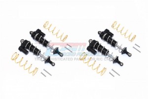 GPM TXMS125FRL/2 ALUMINUM FRONT & REAR L-SHAPE PIGGY BACK SPRING DAMPERS 125MM 1/10 4WD MAXX MONSTER TRUCK -89076 - BLACK - TXMS125F/R/L2-BK-S
