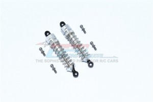 GPM TET359F/RA ALUMINUM FRONT/REAR SPRING DAMPERS 59MM For TRAXXAS TETON - TET359F/RA-S-S-BEBK