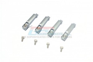 GPM TRX6ZSP7 SCALE ACCESSORIES: ALUMINUM DOOR HANDLE FOR TRAXXAS TRX6 - GUN SILVER - TRX6ZSP7-GS