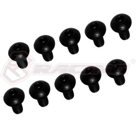 3RACING TS-SBS306 M3 x 6 Button Head Hex Socket (10pcs) - TS-SBS306
