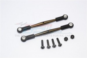 GPM MT8057S-OC-BEBK SPRING STEEL REAR UPPER TIE ROD WITH PLASTIC ENDS TEAM LOSI MINI EIGHT TRUGGY - MT8057S-OC-BEBK