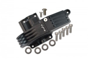 GPM TXMS038GC ALU MAIN GEAR COVER 1/10 RC TRAXXAS MAXX Monster / 1/8 MAXX SLASH 6S 102076-4 - BLACK - TXMS038GC-BK