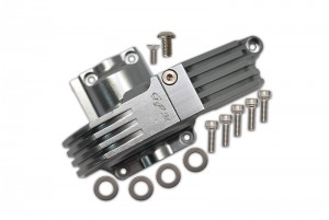GPM TXMS038GC ALU MAIN GEAR COVER 1/10 RC TRAXXAS MAXX Monster / 1/8 MAXX SLASH 6S 102076-4 - GUN SILVER - TXMS038GC-GS
