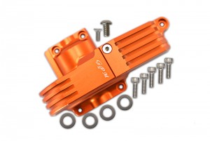 GPM TXMS038GC ALU MAIN GEAR COVER 1/10 RC TRAXXAS MAXX Monster / 1/8 MAXX SLASH 6S 102076-4 - ORANGE - TXMS038GC-OR