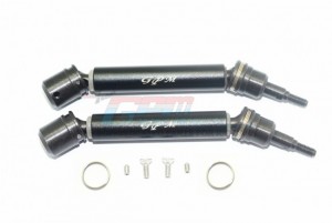 GPM MAB108FRS ALUMINIUM FRONT / REAR CVD DRIVE SHAFT 1/10 ARRMA BIG ROCK CREW CAB 4X4 - BLACK - MAB108FRS-BK