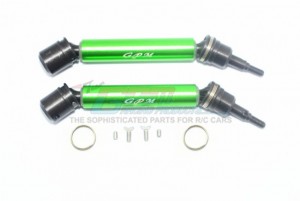 GPM MAB108FRS ALUMINIUM FRONT / REAR CVD DRIVE SHAFT 1/10 ARRMA BIG ROCK CREW CAB 4X4 - GREEN - MAB108FRS-G