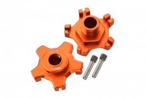 GPM MAI010+6MM ALUMINUM WHEEL HEX (+6MM) ARRMA INFRACTION LIMITLESS MOJAVE TYPHON SENTON - MAI010+6MM-OR
