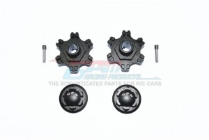 GPM MAF10A+6MM ALU WHEEL HEX +6MM WHEEL LOCK For ARRMA LIMITLESS / INFRACTION / MOJAVE / SENTON - BLACK - MAF10A+6MM-BK