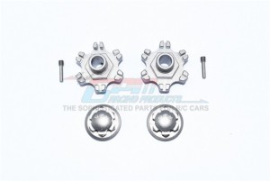 GPM MAF10A+6MM ALU WHEEL HEX +6MM WHEEL LOCK For ARRMA LIMITLESS / INFRACTION / MOJAVE / SENTON - GUN SILVER - MAF10A+6MM-GS