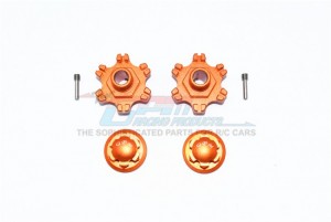 GPM MAF10A+6MM ALU WHEEL HEX +6MM WHEEL LOCK For ARRMA LIMITLESS / INFRACTION / MOJAVE / SENTON - GUN SILVER - MAF10A+6MM-OR