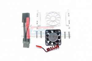 GPM TXMS018FAN ALUMINUM MOTOR HEATSINK WITH COOLING FAN TRAXXAS 1/10 MAXX Monster - TXMS018FAN-S