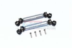 GPM CC2037SA STEEL ALUMINIUM FRONT AND REAR CVD DRIVE SHAFT 1/10 TAMIYA CC-02 - GUN SILVER - CC2037SA-GS