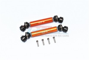 GPM CC2037SA STEEL ALUMINIUM FRONT AND REAR CVD DRIVE SHAFT 1/10 TAMIYA CC-02 - ORANGE - CC2037SA-OR