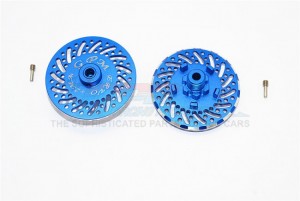 ALUMINIUM WHEEL HEX CLAW +2MM WITH BRAKE DISK TRAXXAS E-REVO - ER0062MM/2-B