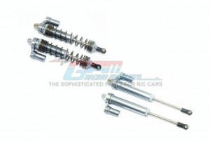 GPM RACING UDR13960RR/L ALUMINUM REAR L-SHAPE PIGGY BACK DAMPER 1/7 UNLIMITED DESERT RACER PRO-SCALE 4X4-85076-4 - GUN SILVER - UDR13960RR/L-GS