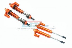 GPM RACING UDR13960RR/L ALUMINUM REAR L-SHAPE PIGGY BACK DAMPER 1/7 UNLIMITED DESERT RACER PRO-SCALE 4X4-85076-4 - ORANGE - UDR13960RR/L-OR