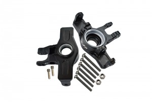 GPM RACING UDR021 ALUMINUM FRONT KNUCKLE ARMS 8552  TRAXXAS 1/7 UNLIMITED DESERT RACER PRO-SCALE 4X4-85076-4 - UDR021-BK