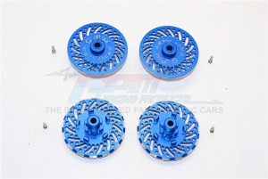 GPM ER0062MM/4 ALUMINIUM WHEEL HEX CLAW +2MM WITH BRAKE DISK TRAXXAS E-REVO - ER0062MM/4-B