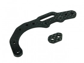 3RACING FF03-09/WO Graphite Front Bulkhead Stiffener For TAMIYA FF03 - FF03-09/WO