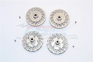 GPM ER0062MM/4 ALUMINIUM WHEEL HEX CLAW +2MM WITH BRAKE DISK TRAXXAS E-REVO - ER0062MM/4-GS