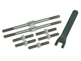 3RACING  MRX4-09 Titanium Turnbuckle Set MUGEN SEIKI MRX-4 - MRX4-09