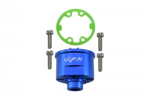 GPM ER011 ALUMINIUM FRONT / REAR DIFFERENTIAL CARRIER TRAXXAS E-REVO - Blue - ER011-B