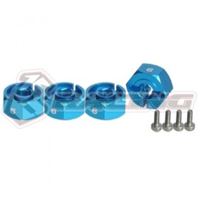 3RACING 3RAC-WX126 Wheel Adaptor 6mm For 1/10 SAKURA D3 D4 TAMIYA FF03 M05 PRO CAR - 3RAC-WX126/LB