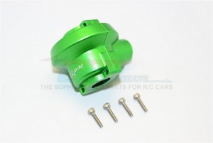 ALUMINIUM FRONT/REAR DIFF HOUSING TRAXXAS E-REVO - Green - ER012-G