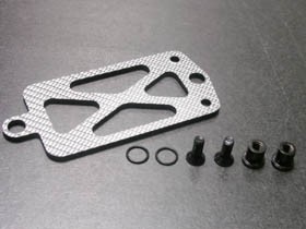 3RACING   V3R-043A SSG Graphite Receiver Plate KYOSHO V ONE RRR - V3R-043A