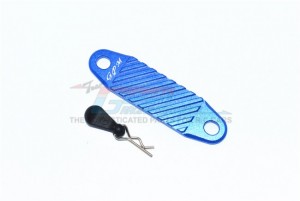 GPM CC20126 ALUMINUM BATTERY HOLD-DOWN  1/10 4WD R/C TAMIYA MERCEDES-BENZ G500 CC-02 58675 - BLUE - CC20126-B