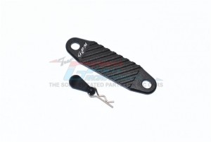 GPM CC20126 ALUMINUM BATTERY HOLD-DOWN  1/10 4WD R/C TAMIYA MERCEDES-BENZ G500 CC-02 58675 - BLACK - CC20126-BK