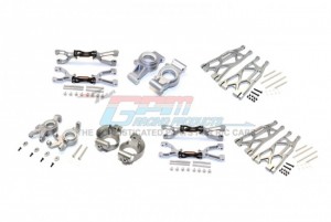 GPM TXM100 ALUMINUM FRONT&REAR UPPER LOWER ARMS FRONT C HUBS FRONT KNCUKLE ARMS SET FOR TRAXXAS X-MAXX - TXM100-GS