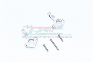 GPM CC2021 ALUMINUM FRONT KNUCKLE ARMS TAMIYA CC-02 CHASSIS - SILVER - CC2021-S