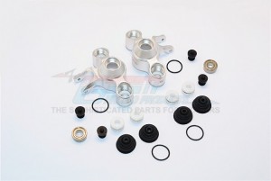 GPM ER021B ALUMINIUM FRONT/REAR KNUCKLE ARM WITH NMB BEARINGS TRAXXAS E-REVO - Silver - ER021B-S