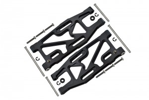 GPM RACING BMT056 ALLOY REAR SUSPENSION ARM  HPI RACING BULLET NITRO 3.0 - BMT056-BK