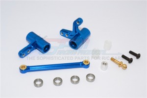GPM RACING BMT048 ALLOY STEERING ASSEMBLY WITH BEARINGS HPI RACING BULLET NITRO 3.0 - BMT048-B