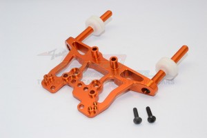 GPM RACING BMT028  ALLOY FRONT/REAR DAMPER MOUNT WITH  BODY POSTS HPI RACING BULLET NITRO 3.0 - BMT028-OR