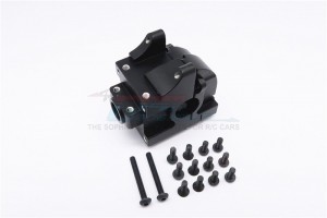 GPM RACING BMT012 ALLOY FRONT/REAR GEAR BOX BULLET NITRO 3.0 - BLACK - BMT012-BK