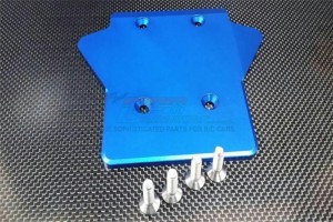 GPM RACING LO5T331R ALLOY 7075 REAR GEAR BOX PROTECTOR TEAM LOSI 5IVET - LO5T331R-B