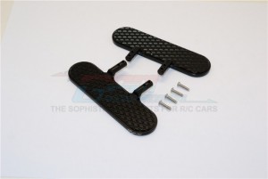 GPM KXS014 ALUMINIUM EXTERIOR TRAIL (DIAMOND PATTERN) THUNDER TIGER KAISER XS - KXS014-BK